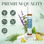 Essential Oil Roll On Set, (Calm,Renew,Dream,Head Relief), Aromatherapy Roll On Blends for Massage, Body Care & Home Use, Stress Relief Gift Men & Women - Image 8