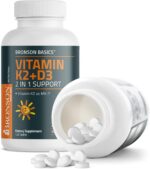 Bronson Vitamin K2 D3 (MK7) Supplement Non-GMO Formula Vitamin D3 5000IU (125 mcg) & 90 mcg K2 MK-7, Easy to Swallow D & K Complex, 120 Tablets - Image 7