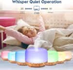 Essential Oil Diffuser, YIKUBEE Oil Diffuser, 500ml Humidifier, Diffusers for Home, Aromatherapy Diffuser with Remote Control, Diffusers for Essential Oils Large Room - Image 7