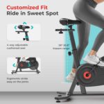 Sunny Health & Fitness ACTIVE Series Smart Exercise Bike with SunnyFit App Connection - Image 6