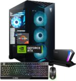 MSI Aegis ZS2 RTX 5070 Gaming Desktop, AMD Ryzen 7 9700X(Intel i9-14900F), NVIDIA RTX 5070, Liquid RGB Cooler, 64GB DDR5 RAM, 2TB SSD, RGB Backlit KB, Wi-Fi 7, Bundle with SL660 512GB Portable SSD - Image 2