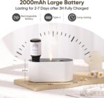 Waterless Diffuser for Essential Oil, Battery Operated Scent Air Aromatherapy Diffuser, Mini Portable Aroma Diffusers with 3 Mist Modes, Cycle Start, for 400 sq.ft Room Home Office Bedroom - Image 5