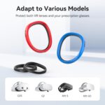 AMVR Glasses Spacer Compatible with Oculus Quest 3S/Quest 2/Rift S Accessories, Soft Silicone Anti-Scratch Ring, Protect VR Lens and Prescription Glasses from scratchings（Not Compatible with Quest 3） - Image 3