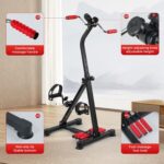 Adjustable Pedal Exerciser Bike for Seniors - Hand Arm Leg and Knee Therapy, Stroke Recovery, Portable Fitness Equipment for Total Body Workout - Great Gift for Elderly Rehab - Image 4