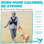 Empower Weighted Walking Vest for Women – Strengthen Muscles, Boost Bone Health, and Burn More Calories, fixed 8lbs, adjustable (4in1) 4-10lbs or (4in1) 10-16lbs - Image 3