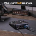 MAONO USB Audio Interface for PC: Interface with XLR Input 24-bit/192kHz Routing Software LOOPBACK ASIO Driver for Recording Music, Home-Studio, Guitar, Podcast, Streaming, DAW(PS22 Lite Black) - Image 4
