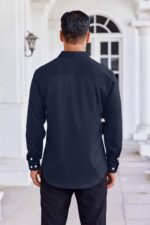 COOFANDY Mens Dress Shirt Long Sleeve Wrinkle Free Formal Shirts Business Casual Button Down Shirts - Image 5