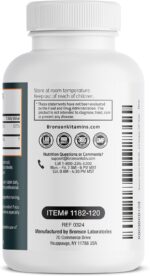 Bronson Vitamin K2 D3 (MK7) Supplement Non-GMO Formula Vitamin D3 5000IU (125 mcg) & 90 mcg K2 MK-7, Easy to Swallow D & K Complex, 120 Tablets - Image 8