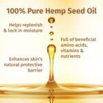 HEMPZ Sweet Pineapple & Honey Melon Herbal Hydrating Multi-Purpose Body Oil for Body - Moisturizing Bath, Shower, or Shaving Oil for Dry or Sensitive Skin for Women & Men, 6.76 Oz - Image 7