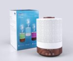 BlueHills 2500 ML XL Essential Oil Diffuser for Large Room Aroma Humidifier Home Decor Bed Baby Room Big Huge 2.5 L Capacity Long Run Color Lights Decorative Design High Mist Dark Wood Grain F004 - Image 6