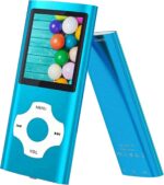 MP3 Player / MP4 Player, Hotechs MP3 Music Player with 32GB Memory SD Card Slim Classic Digital LCD 1.82'' Screen MINI USB Port with FM Radio, Voice Record (Deep Blue) - Image 8