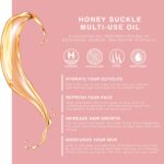Multi-Use Face, Body & Hair Oil - Hydrates Skin, Restores Shine - With Apricot, Coconut Oil & Vitamin E - 4 Fl Oz - Image 4