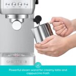 CASABREWS 3700 Essential Espresso Machine 20 Bar, Stainless Steel Cappuccino & Latte Machine with Steam Frother for Home, 43.9oz Water Tank, Silver - Image 5