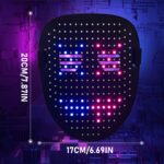 Depointer Life Led Mask with Gesture Sensing,Unisex LED Lighted Face Transforming Mask for Costume Cosplay Party Masquerade - Image 6