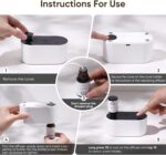Waterless Diffuser for Essential Oil, Battery Operated Scent Air Aromatherapy Diffuser, Mini Portable Aroma Diffusers with 3 Mist Modes, Cycle Start, for 400 sq.ft Room Home Office Bedroom - Image 8