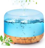 Essential Oil Diffuser, YIKUBEE Oil Diffuser, 500ml Humidifier, Diffusers for Home, Aromatherapy Diffuser with Remote Control, Diffusers for Essential Oils Large Room - Image 6
