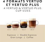 Nespresso Vertuo Plus Coffee and Espresso Maker by Breville, Ink Black - Image 8