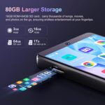 80GB MP3 Player with Bluetooth and Camera, Android 13 OS MP3 & MP4 Player with 4" Touchscreen and Speaker, Spotify Music Player with Audible, FM Radio, Amazon Music, Play Store - Image 8