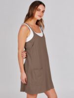 ANRABESS Women Athletic Dress Summer Tennis Workout Active Sports Mini Romper Dress Built in Shorts Travel Vacation Clothes - Image 5