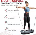 Sunny Health & Fitness Fitboard Vibration Platform Exercise Machine with Multiple Speed Settings and Vibration Modes for Multipurpose Workouts - Image 4