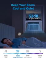 Midea MAW05R1JWT-B Electronic 5K 5,000 BTU, 3-in-1 Fan/Dehumidifier Window AC Unit, Easycool Air Conditioner with Remote Control, Cools up to 150 Sq. Ft, Fits Bedroom, Study, Office, White - Image 6