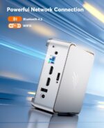 KAMRUI GK3Plus Mini PC Computer, W-11 Pro 12th Alder Lake N97 Mini PC (up to 3.6GHz), 8GB DDR 256GB M.2 SSD, Mini Desktop Computers Support Gigabit Ethernet, 2xHDMI+VGA 4K Triple Display/WiFi/BT - Image 7
