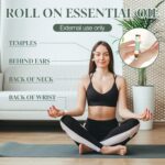 Essential Oil Roll On Set, (Calm,Renew,Dream,Head Relief), Aromatherapy Roll On Blends for Massage, Body Care & Home Use, Stress Relief Gift Men & Women - Image 9