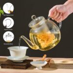 1530 ml/52 oz Large Glass Teapot with Removable Infuser, Clear Tea Kettle Stovetop Safe for Loose Leaf and Blooming Tea, Tea Lover's Choice - Image 3