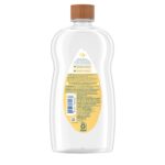 Johnson's Baby Oil, Mineral Oil Enriched with Shea & Cocoa Butter to Prevent Moisture Loss, Hypoallergenic, 20 fl. oz - Image 3