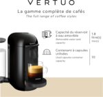 Nespresso Vertuo Plus Coffee and Espresso Maker by Breville, Ink Black - Image 6