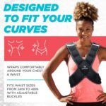 Empower Weighted Walking Vest for Women – Strengthen Muscles, Boost Bone Health, and Burn More Calories, fixed 8lbs, adjustable (4in1) 4-10lbs or (4in1) 10-16lbs - Image 4