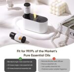 Waterless Diffuser for Essential Oil, Battery Operated Scent Air Aromatherapy Diffuser, Mini Portable Aroma Diffusers with 3 Mist Modes, Cycle Start, for 400 sq.ft Room Home Office Bedroom - Image 7