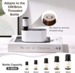 Waterless Diffuser for Essential Oil, Battery Operated Scent Air Aromatherapy Diffuser, Mini Portable Aroma Diffusers with 3 Mist Modes, Cycle Start, for 400 sq.ft Room Home Office Bedroom - Image 6