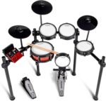 Alesis Nitro Pro Electric Drum Set with Dual Zone Quiet Mesh Pads, 500+ Authentic BFD Sounds, Bluetooth, Drumeo, USB MIDI, Double Kick Compatible - Image 2