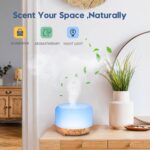 Essential Oil Diffuser, YIKUBEE Oil Diffuser, 500ml Humidifier, Diffusers for Home, Aromatherapy Diffuser with Remote Control, Diffusers for Essential Oils Large Room - Image 10
