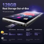 AGPTEK 5'' 128GB MP3 Player with Bluetooth and WiFi, T09 Touch Screen Andriod 13 Music Player with Spotify, Audible, YouTube, Up to 1TB - Image 5