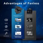 MINIX Fanless Mini PC Windows 11 Pro, Intel i3-N350, NEO Z350-0dB 16GB DDR4 512GB M.2 PCIe Gen3 x 4 SSD Micro Desktop Computer, 4K Dual Display/2.5G LAN, for Business Home Office Multi-Tasking - Image 9