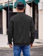 COOFANDY Mens Lightweight Jackets Casual Windbreaker Zip Up Coat Stand Collar Golf Jacket Stylish Fall Work Business - Image 6