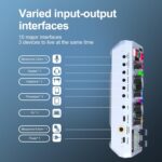 F999 White Live Streaming Sound Card, Professional Audio Mixer, Voice Changer Soundboard with Audio Interface, Bluetooth, Noise Reduction, DJ Mixer Board for Live/Podcasting/Gaming - Image 5
