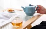 Teapot with Infuser Ceramic Tea Pot with Removable Stainless Steel Fliter for Loose Tea 15.80 OZ/450ml (1-2cups) Teapots for Tea Coffee Milk for Office Home Men Women as Gift(Sky Blue) - Image 7