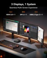 ACEMAGICIAN Kron Mini K1 Mini PC, Ryzen 7 7730U (Upgraded 5825U/7430U) up to 4.5Ghz, 16GB RAM 512GB SSD Micro Computer Support 4K, Desktop PC with WiFi6/BT5.2/Pre Win11Pro, Home Office Casual Gaming - Image 9