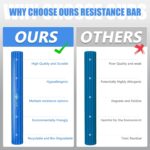 Flex Therapy Bar,Twist Bar for Physical Therapy & Resistance Bar for Golfers Elbow,Tendinitis,Wrist,Forearms Pain, Improve Grip Strength and Relieve Pain - Image 7