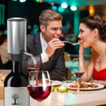 Wine Aerator Electric Wine Decanter Automatic Wine Aerator, Wine Dispenser withUSB TYPE-C Rechargeable for Wine enthusiasts & own use (Stainless steel) - Image 5
