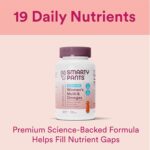 SmartyPants Women's Multivitamin Gummies, Sugar Free: Biotin, Methylfolate, Omega 3 (ALA), Vitamin D3, C, Vitamin B12, B6, A, K & Zinc, Inositol, Gluten Free, 60 Count (20 Day Supply) - Image 4