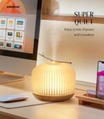 mimicat Quiet Aromatherapy Diffuser Glass: 230ML Ultrasonic Cool Mist Scent for Home with Night Light - Aesthetic for Women Girls - Image 9