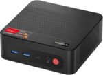P3 Plus Mini PC Gaming Ryzen 7 7840HS, Pre-installes 11 Pro-OS, Dual Channel 32GB DDR5, 1TB M.2 2880 NVME SSD, Triple Displays, Dual LAN, Wi-Fi 6, BT 5.2 - Image 2