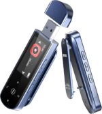 RUIZU 64GB USB MP3 Player with Bluetooth 5.3, Clip Jam Portable Music Player for Sports Running, USB MP3 Player Stick with FM Radio, Voice Recorder, Digital Audio Shuffle Repeat, Phone File Transfer - Image 2