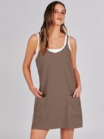 ANRABESS Women Athletic Dress Summer Tennis Workout Active Sports Mini Romper Dress Built in Shorts Travel Vacation Clothes - Image 8