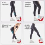 Sunny Health & Fitness Calf Stretcher and Foot Rocker for Plantar Tight Calves Relief Hamstring Ankle Strengthener Facetious Sling Stretch Fighter Stretching Device Mobility - Image 3