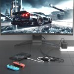 Switch Dock Compatible with Nintendo Switch Docking Station Portable Switch TV Adapter Support 4K/30HZ Switch TV Dock Mode Compatible Switch Doc Station for Nintendo Switch/OLED (NOT for Switch 2) - Image 5